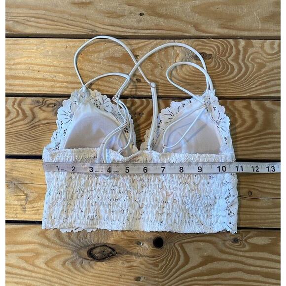 PINK Victoria’s Secret Lot of 2 Lace Bralette Size Small Women’s Ivory Black - Picture 8 of 9